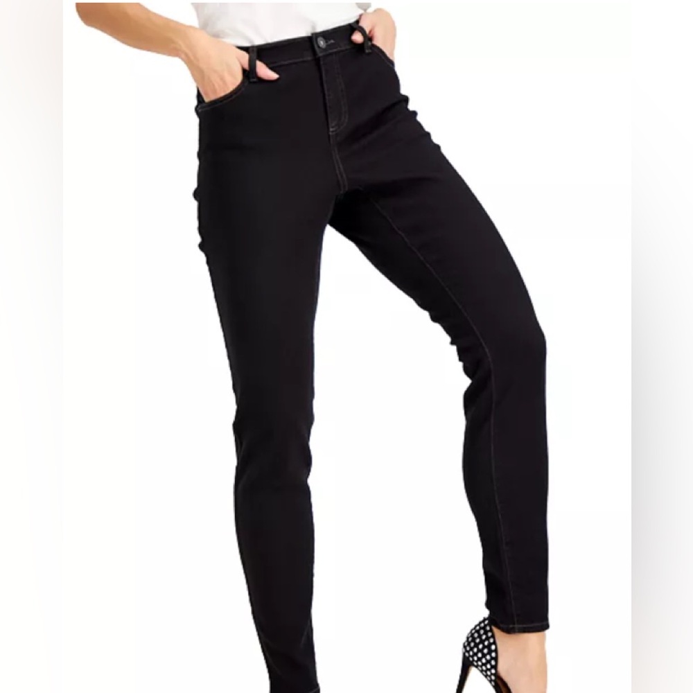 🆕 INC International Concepts Black Denim Jeans NWT - Picture 7 of 7